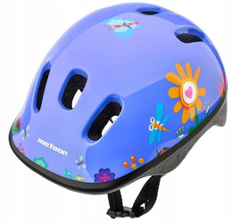 ADJUSTABLE CHILDREN'S BICYCLE HELMET METEOR 48-52 CM