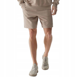 Beige 4F sweatpants for summer, sports shorts, size XXL
