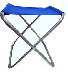 Blue fishing stool tourist stool