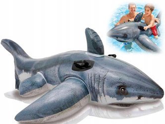 Inflatable mattress for swimming Shark Intex 57525