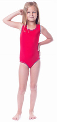Single -piece girl's swimsuit