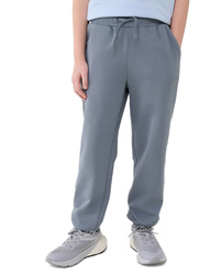 SPODNIE DRESOWE CHŁOPIĘCE SPORTOWE SPODNIE 4F M1186 SZARY r. 140