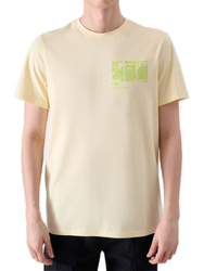 Men's Cotton T-Shirt 4F M2106 Light Yellow XXL