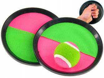 CATCH BALL GRA ZRĘCZNOŚCIOWA 2 ŁAPACZE + PIŁKA