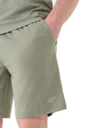 SPODENKI MĘSKIE KRÓTKIE SPORTOWE 4F M0911 OLIWKOWY MELANŻ r. XL