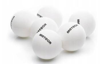 Meteor Table Tennis Balls 6-Pack