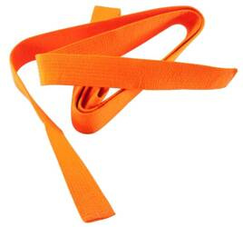 Orange kimono belt for Karate Judo Aikido kimono 240 CM