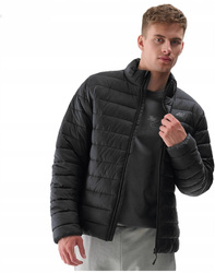 Men's 4F Black sports down quilted jacket size S