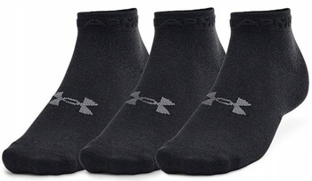 Black Socks Under Armour Essential Low Cut 3-Pack