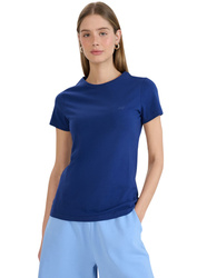 Women's Cotton T-Shirt 4F F1990 V-Neck