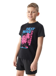 KOSZULKA SPORTOWA 4F T-SHIRT DZIECIĘCY 4FJWSS24TTSHM1137-20S