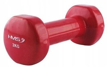 Cast iron dumbbell. Dachelka. Vinyl. 2kg HMS
