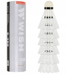 Badminton Nylon Shuttlecocks Wish S-350 Pack of 6