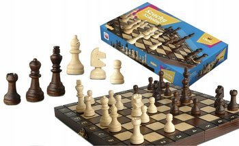 Wooden chess Classic strategy game + case