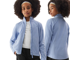Children's fleece 4F for girls, everyday sweatshirt, size 146