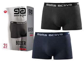 BOKSERKI MĘSKIE GATTA ACTIVE 2 PACK SZYBKOSCHNĄCE ODDYCHAJĄCE