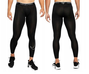 SPODNIE LEGGINSY TRENINGOWE PODSPODENKI NIKE DD1913-010 PRO DRI-FIT TERMO