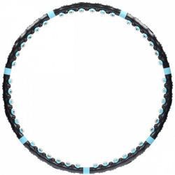 HHP006 Black-Blue Hula Hop Masser with magnets 98cm HMS