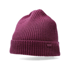 CZAPKA DAMSKA ZIMOWA 4F F435 CZARNA DWUWARSTWOWA  BEANIE