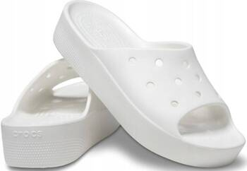 LIGHTWEIGHT CROCS CLASSIC CLOGS 208180-100 WOMEN'S PLATFORM