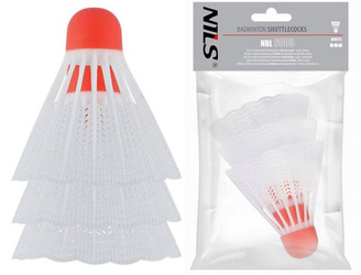 Nylon Badminton Shuttlecocks 3x NBL6003 Nils Durable Set of Shuttlecocks
