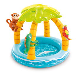 Pool with Canopy Intex 58417 Kiddie Pool for Kids