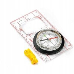 Meteor 71007 Travel Compass with Ruler