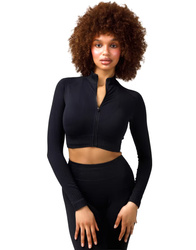 TOP SPORTOWY NA SIŁOWNIĘ LONGSLEEVE ZAPINANY CARPATREE ELITE