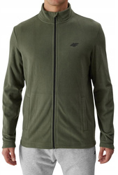 POLAR MĘSKI NA ZAMEK CIEPŁA BLUZA ZE STÓJKĄ 4F M175 4FWSS24TFLEM175