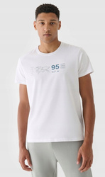 Męska koszulka bawełniana 4F M2482 casualowy T-SHIRT sportowy  R. XXL