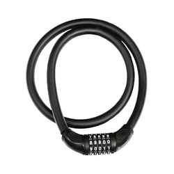 Nexelo L233775NEX bicycle lock with a combination code.