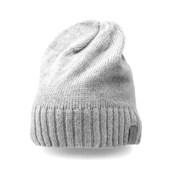 CZAPKA DAMSKA ZIMOWA 4F F435 CZARNA DWUWARSTWOWA  BEANIE