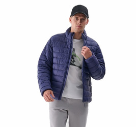 Men's Quilted Jacket 4F Navy Sports Padded M