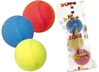 PIŁKA PIANKOWA SOFT BALL - 3 SZTUKI 70 mm MD14861