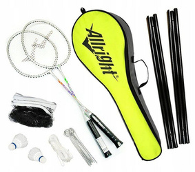 Badminton Set Allright TT21024 with Case, 2 Rackets, 2 Shuttlecocks, and Net