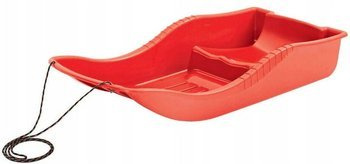 Plastic snow sled with a rope