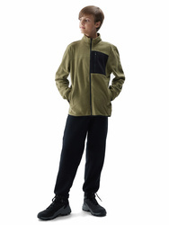 Children's fleece 4F for Boys, everyday sweatshirt, size 152