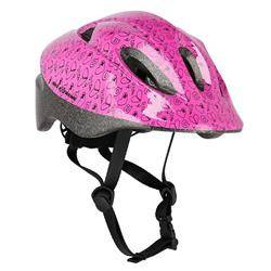 Children's Adjustable Pink Protective Helmet for Bike and Scooter Nils MTV05