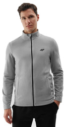 POLAR MĘSKI NA ZAMEK CIEPŁA BLUZA ZE STÓJKĄ 4F M175 4FWSS24TFLEM175