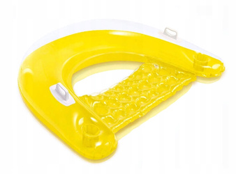 Inflatable chair with handles Intex 58859 Yellow