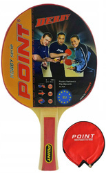 Table Tennis Paddle Point Derby + Cover