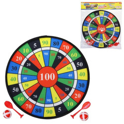 DART GAME WITH VELCRO SAFE DARTS SHIELD DARTS