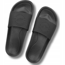 Stylish black men's sports flip-flops 4FMM00FFLIM047A