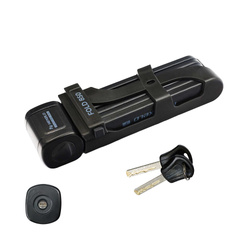 Locking bike lock with key, shackle lock L233779.