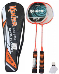badmintonntonNTON SET MADEJ 8104 RACKETS LOTKA RACKETS COVER