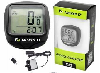 Nexelo C12 Wired Bike Computer with 12 Functions
