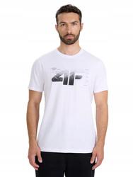 KOSZULKA MĘSKA BAWEŁNIANA 4F  4FWAW25TTSHM2359-10S