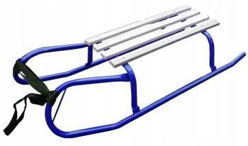 Children's Metal Sled WADO 90 cm with Rope