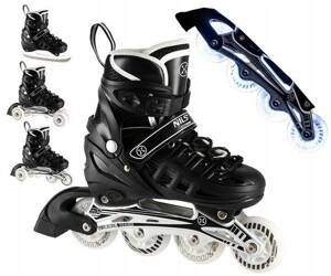 LED INLINE SKATES WITH REPLACEABLE HOCKEY SKATES NILS NH10905