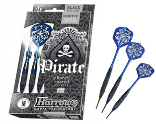 Harrows Softip Dart Set Pirate Blue 18g